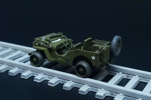 Hauler Jeep / railway Jeep – járműmakett