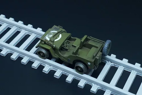 Hauler Jeep / railway Jeep – járműmakett
