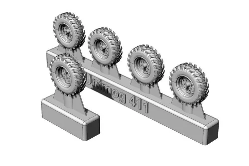Hauler MB Unimog 411 wheels – kerékkészlet