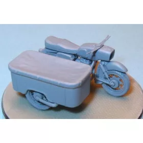 Hauler MZ ES 250/2+Stoye LSW – járműmakett