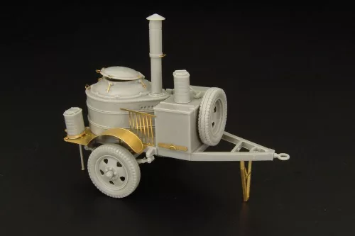 Hauler Soviet field kitchen KP-42 – dioráma kellék makett