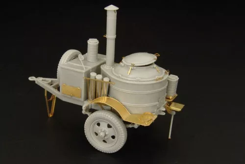 Hauler Soviet field kitchen KP-42 – dioráma kellék makett