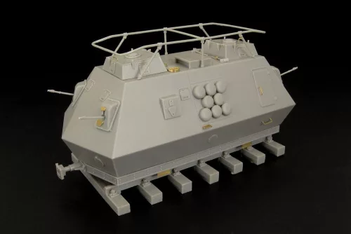 Hauler Steyr K2670 Leichter Panzertriebwagen – dioráma kellék makett
