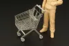 Hauler Shopping cart – dioráma kellék makett
