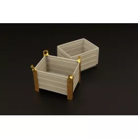   Hauler Steel containers (2pcs) – 1:35 dioráma kellék makett