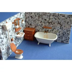 Hauler Bathroom – dioráma kellék makett