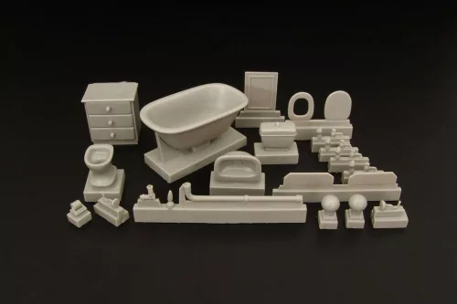 Hauler Bathroom – dioráma kellék makett