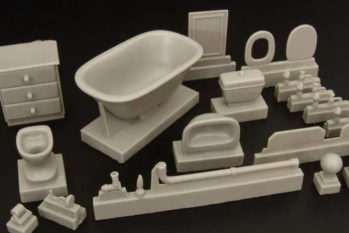 Hauler Bathroom – dioráma kellék makett