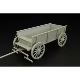  Hauler Farm horse drawn wagon – 1:35 dioráma kellék makett