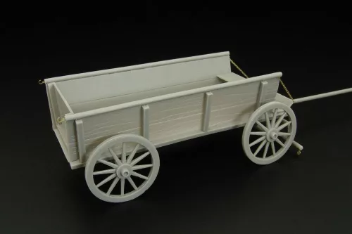 Hauler Farm horse drawn wagon – 1:35 dioráma kellék makett