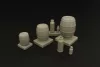 Hauler Wooden barrels and milk cans – dioráma kellék makett