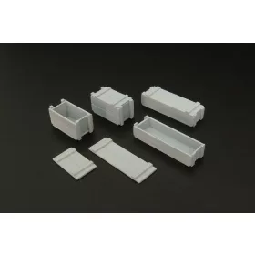   Hauler U S  ammo boxes 75 mm - amerikai 75 mm-es lőszeres ládák