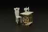 Hauler Singer sewing machine – dioráma kellék makett