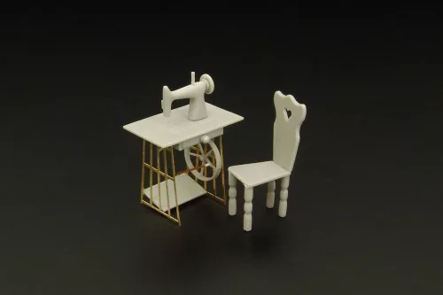 Hauler Singer sewing machine – dioráma kellék makett