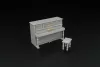 Hauler Piano – dioráma kellék makett
