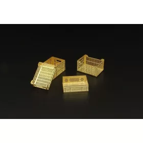 Hauler Plastic Crates – 1:35 dioráma kellék makett