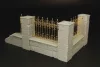 Hauler Castle fence – 1:35 dioráma kellék makett