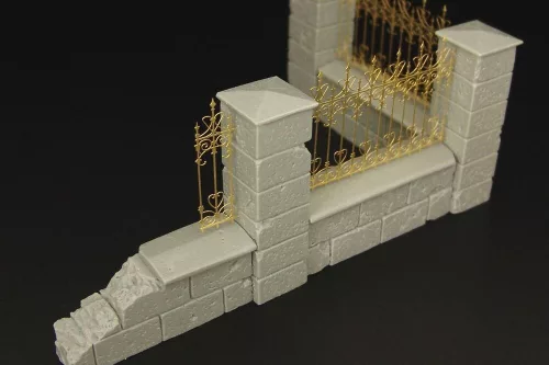 Hauler Castle fence – 1:35 dioráma kellék makett
