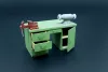 Hauler Workbench with table grinder and vise – dioráma kellék makett