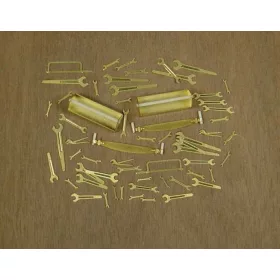 Hauler Tools – 1:48 dioráma kellék makett