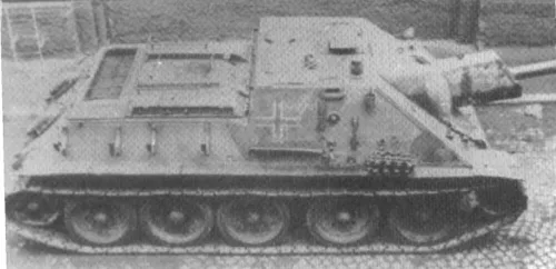 Hauler Beutepanzer SU-122 DECAL - matricakészlet