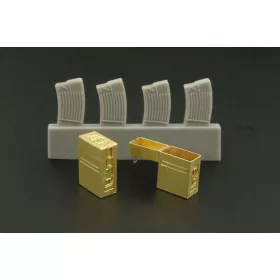   Hauler 2cm FLAK magazines and boxes - lőszertárak és lőszeres ládák