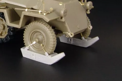 Hauler Sd Kfz 250-251 front wheels SKI - első kerék síkiegészítő