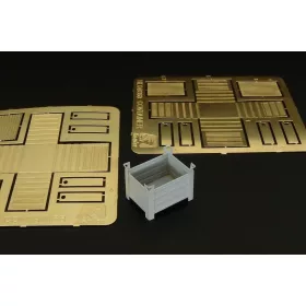   Hauler Steel containers (2pcs) – 1:48 dioráma kellék makett