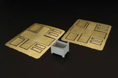 Hauler Steel containers (2pcs) – 1:48 dioráma kellék makett