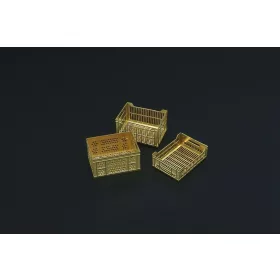 Hauler Plastic Crates – 1:48 dioráma kellék makett