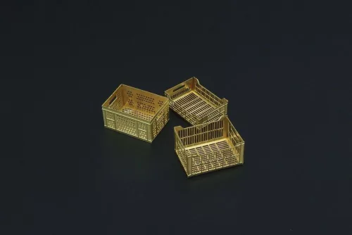 Hauler Plastic Crates – 1:48 dioráma kellék makett