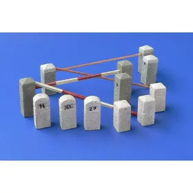 Hauler Stone bollards – dioráma kellék makett