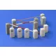 Hauler Stone bollards – dioráma kellék makett