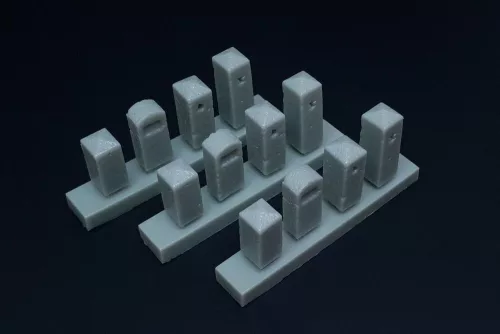 Hauler Stone bollards – dioráma kellék makett