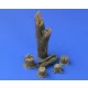 Hauler TREE TRUNKS and STUMPS – dioráma kellék makett