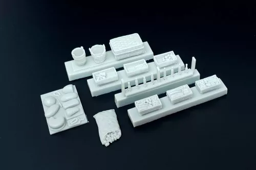 Hauler Military provisions – 1:48 dioráma kellék makett