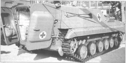 Hauler BMP-1 ambulance – harcjármű makett