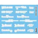 Hauler Soviet Patriotic Slogans-DECAL – 1:120 matrica