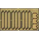 Hauler Antitank barrier – 1:120 dioráma kellék makett