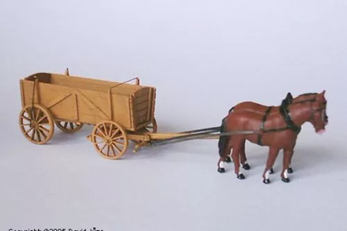 Hauler Horse drawn wagon – járműmakett