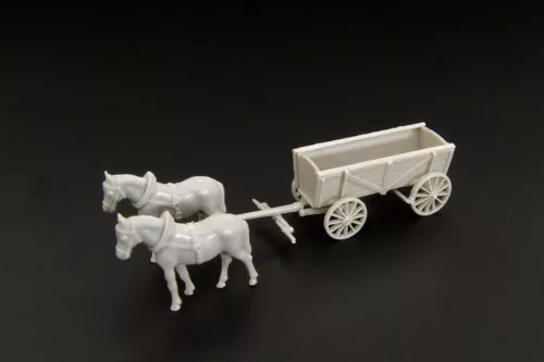 Hauler Horse drawn wagon – járműmakett