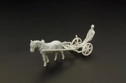 Hauler Grass chopper MELICHAR w horse – járműmakett