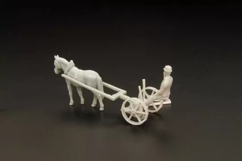 Hauler Grass chopper MELICHAR w horse – járműmakett