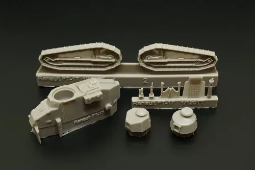 Hauler Renault FT-17 french WWI tank – harcjármű makett