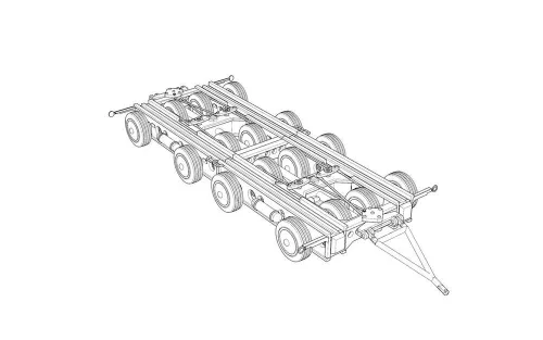 Hauler Culemeyer four axles – 1:120 járműmakett