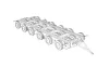 Hauler Culemeyer 80ton – 1:120 járműmakett