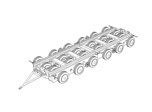 Hauler Culemeyer 80ton – 1:120 járműmakett