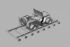 Hauler Railway Jeep (2pcs) – járműmakett