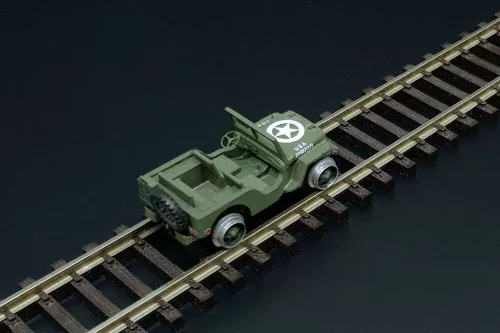 Hauler Railway Jeep (2pcs) – járműmakett