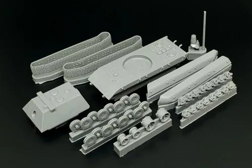 Hauler E-100 with KRUPP TURRET – 1:120 harcjármű makett